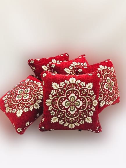 👉 5 PCS Cushions covers set 👌 💯  👉 Fabric Velvet ❤