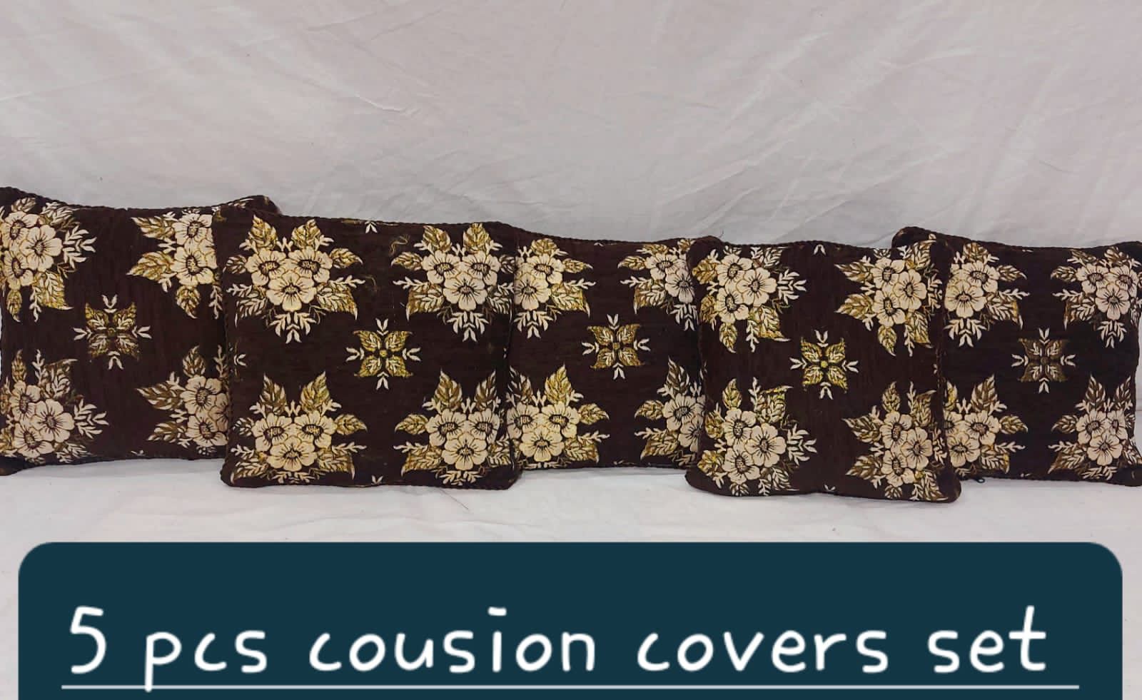 👉 5 PCS Cushions covers set 👌 💯  👉 Fabric Velvet ❤