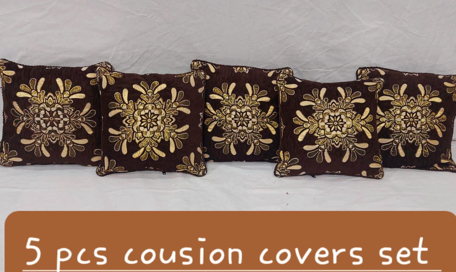 👉 5 PCS Cushions covers set 👌 💯  👉 Fabric Velvet ❤