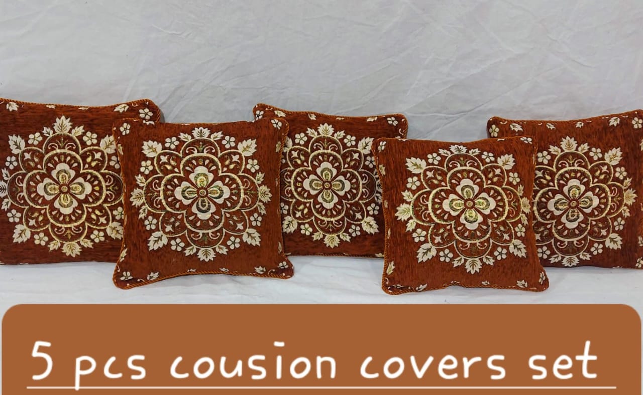 👉 5 PCS Cushions covers set 👌 💯  👉 Fabric Velvet ❤