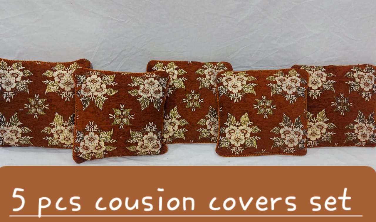 👉 5 PCS Cushions covers set 👌 💯  👉 Fabric Velvet ❤