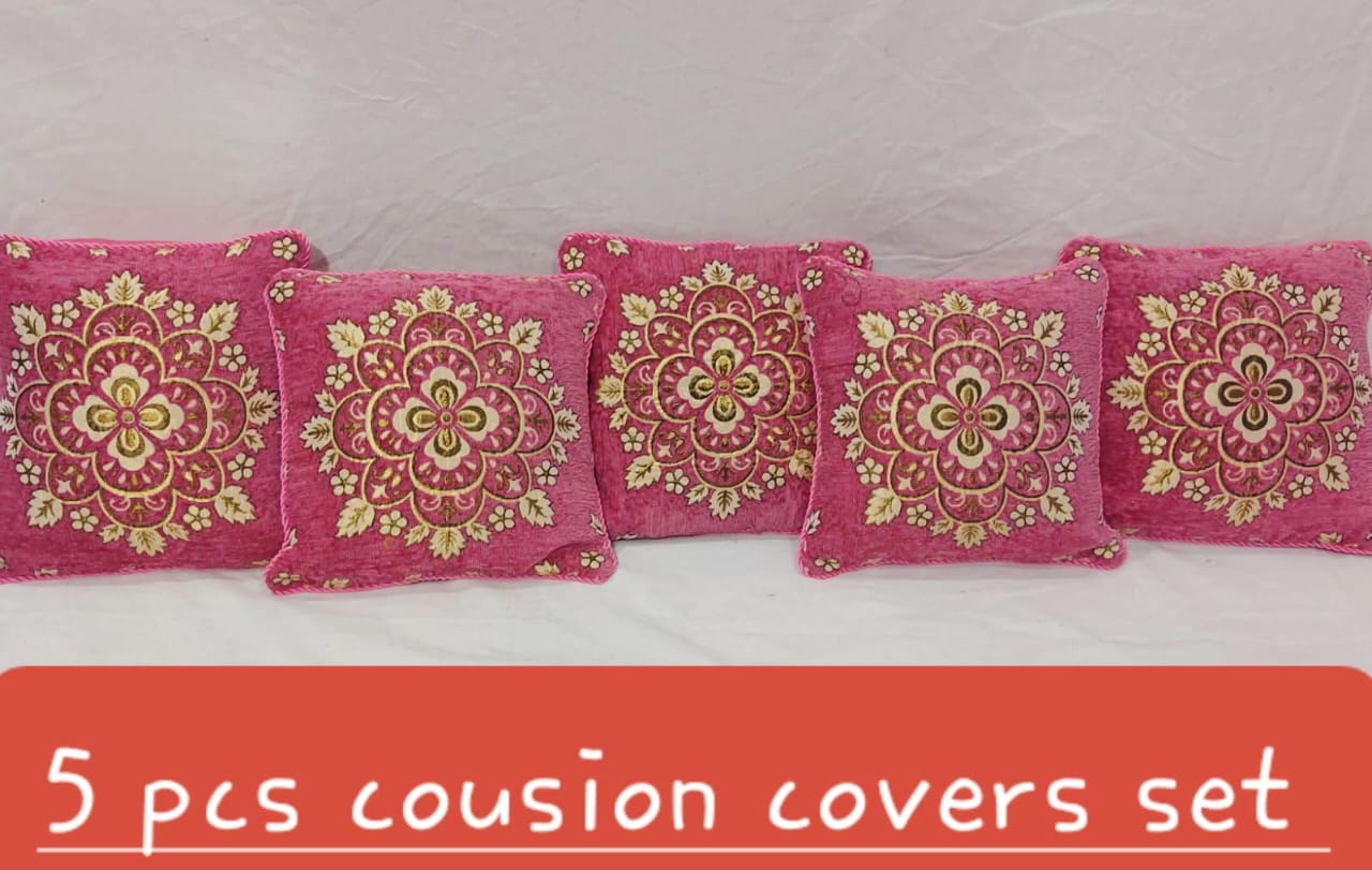 👉 5 PCS Cushions covers set 👌 💯  👉 Fabric Velvet ❤