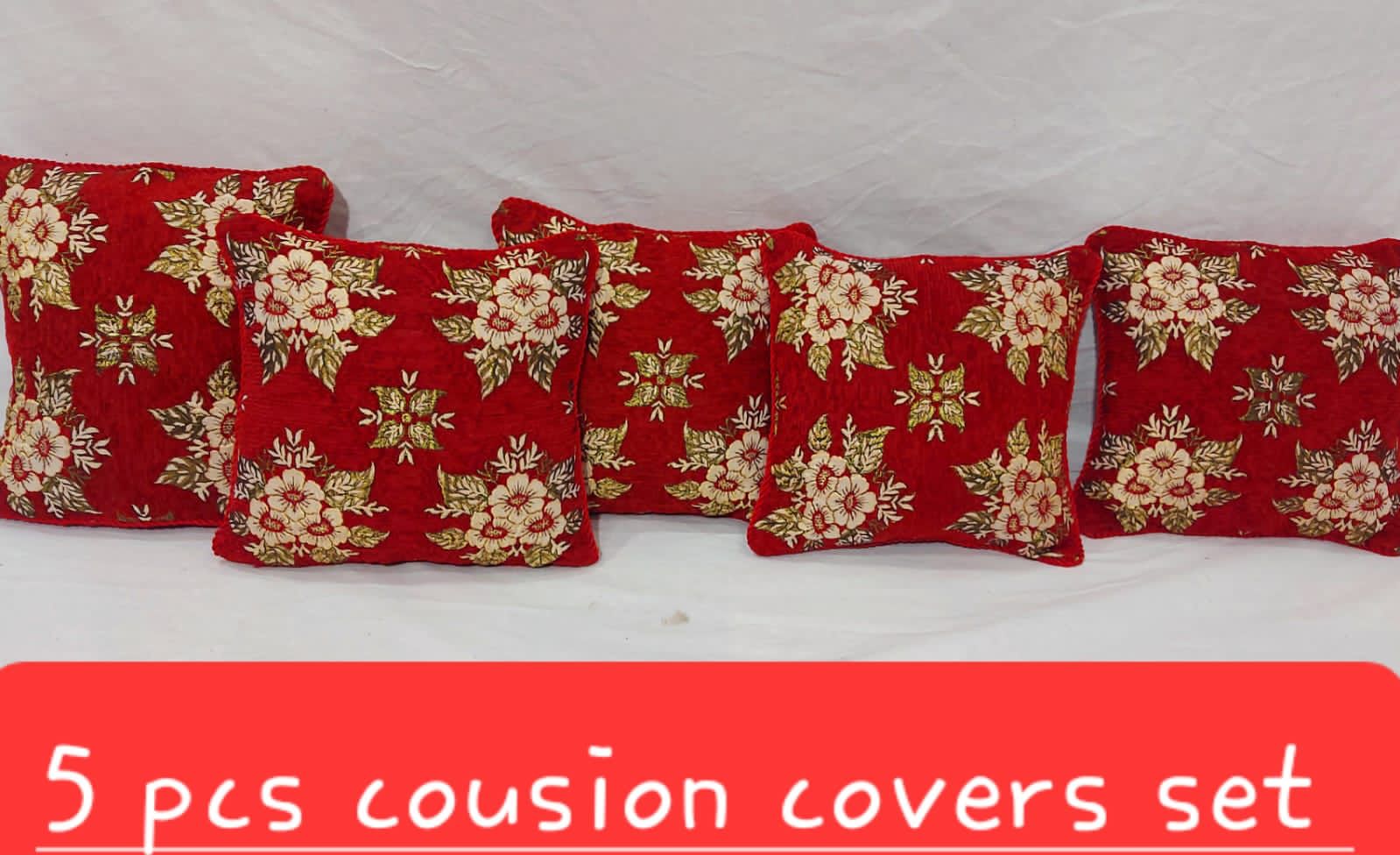 👉 5 PCS Cushions covers set 👌 💯  👉 Fabric Velvet ❤