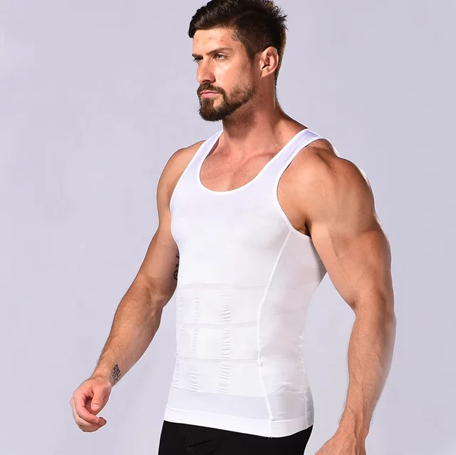 Slim n Fit Body Shaper Vest Shirt - Tank Top Sleeveless Shapewear For Men